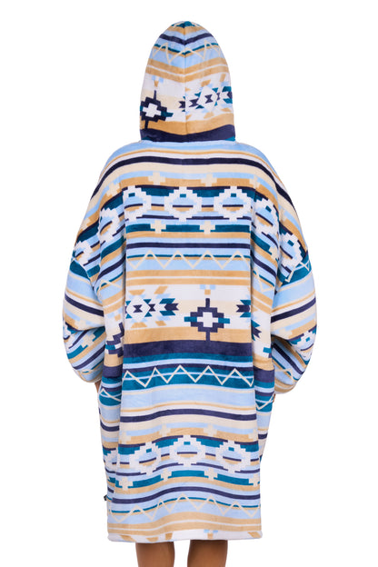 Pure Western Adult’s Aztec Print Snuggle Hoodie