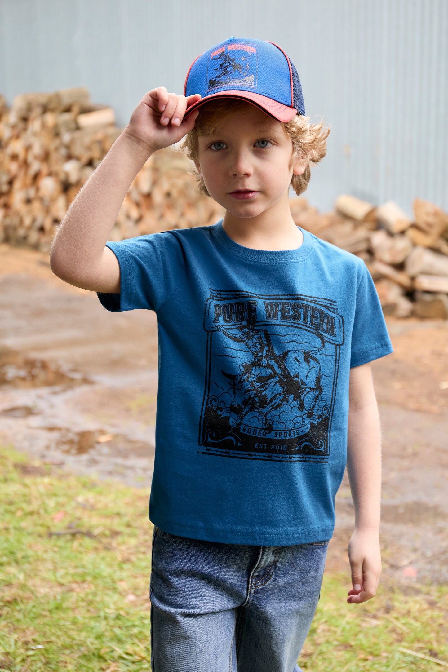 Pure Western Boy’s Rodeo Short Sleeve Tee