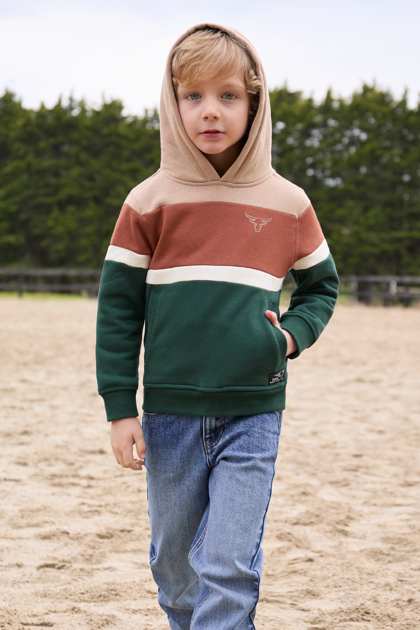 Pure Western Boy’s Harry Pullover Hoodie