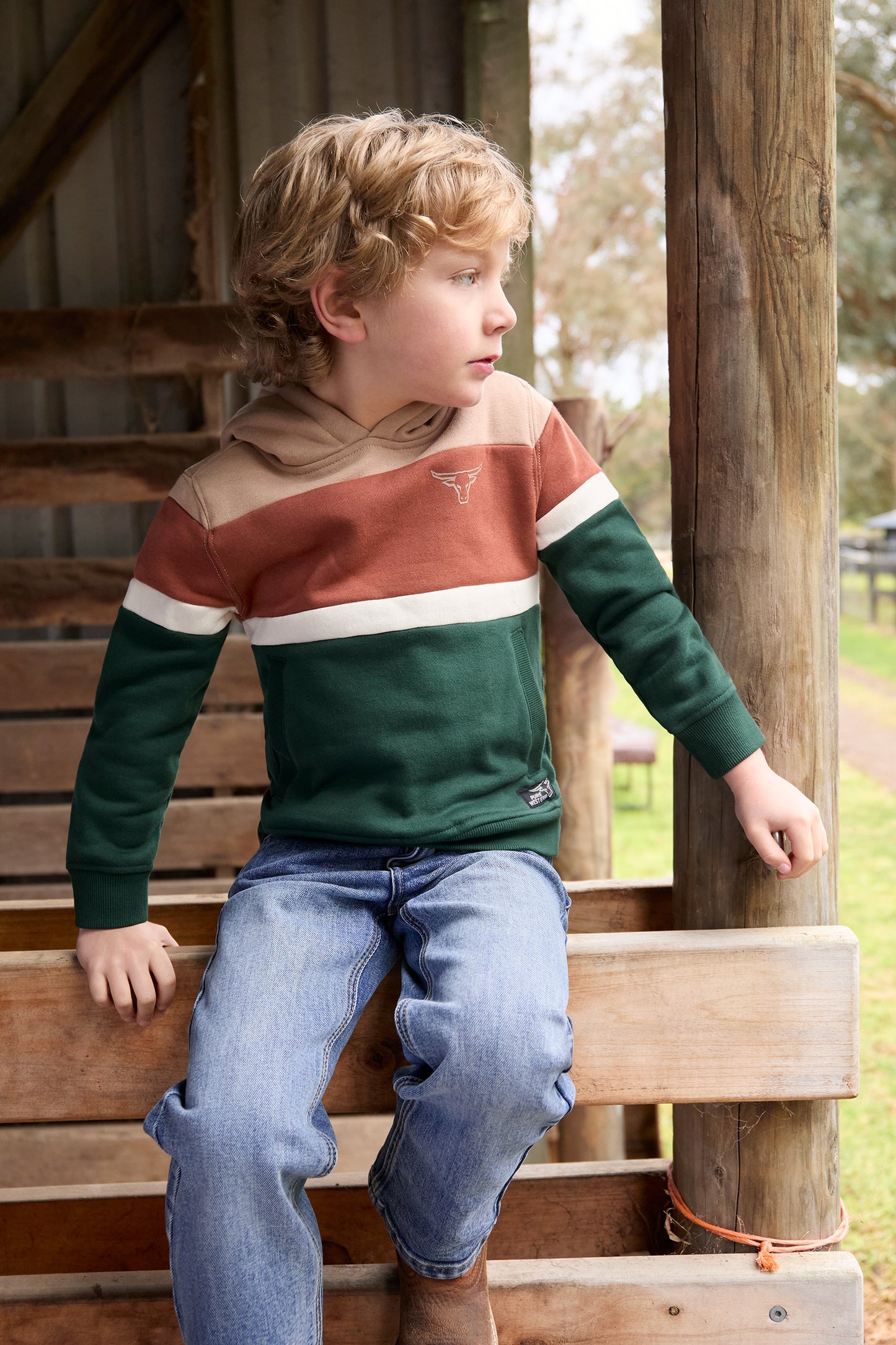 Pure Western Boy’s Harry Pullover Hoodie