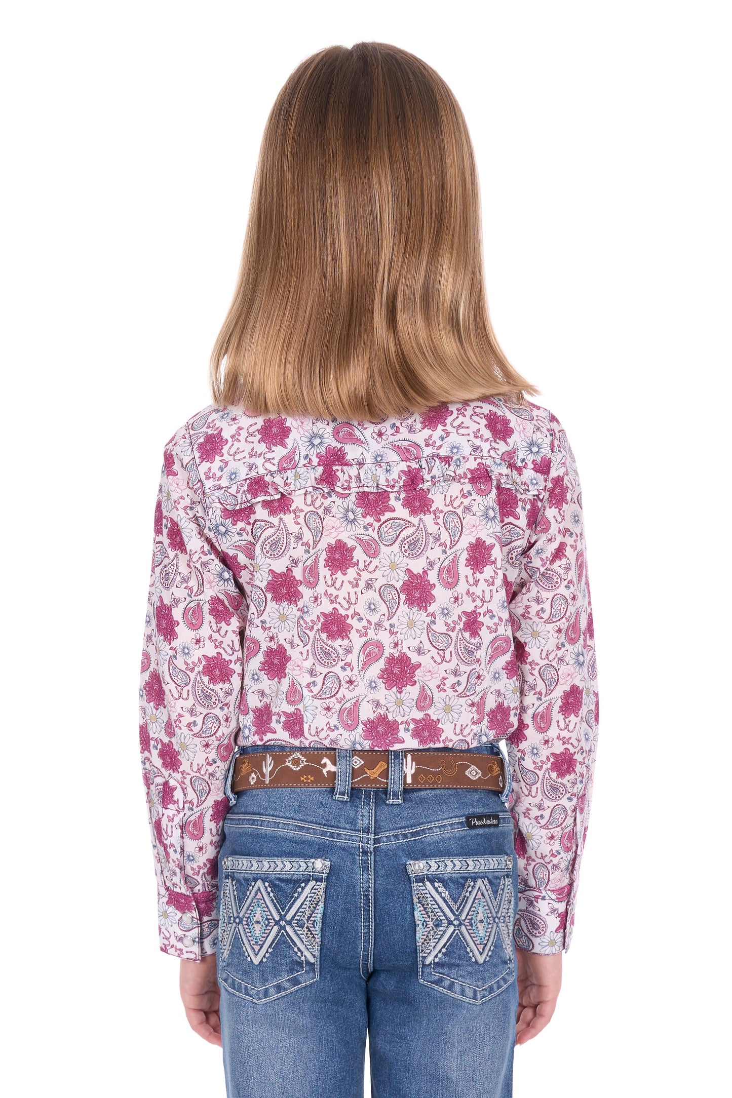 Pure Western Girl’s Marsha Western Long Sleeve Shirt