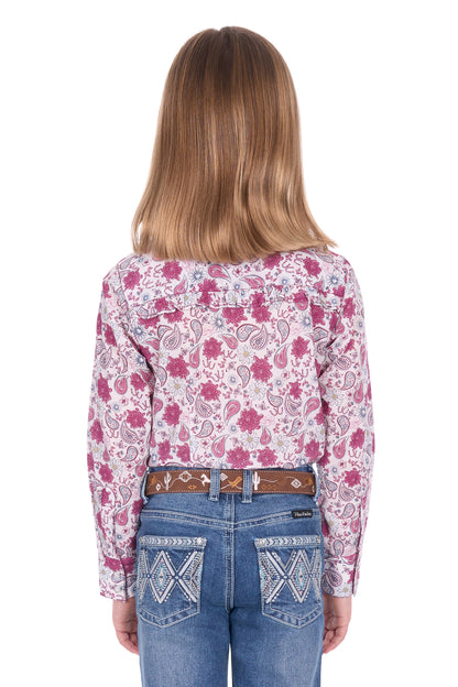Pure Western Girl’s Marsha Western Long Sleeve Shirt