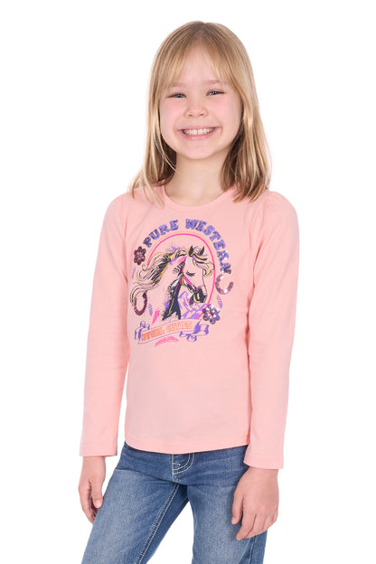 Pure Western Girl’s Danica Long Sleeve Tee