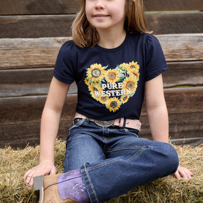 Pure Western Girl’s Marissa Short Sleeve Tee