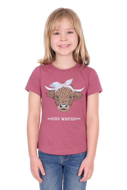 Pure Western Girl’s Estelle Short Sleeve Tee