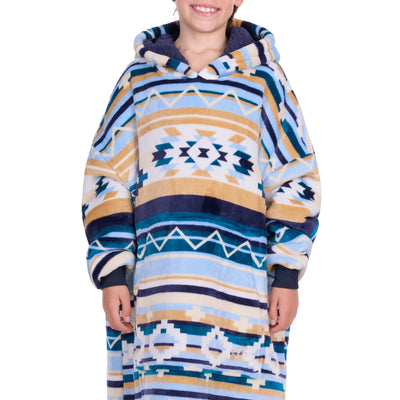 Pure Western Kid’s Aztec Print Snuggle Hoodie