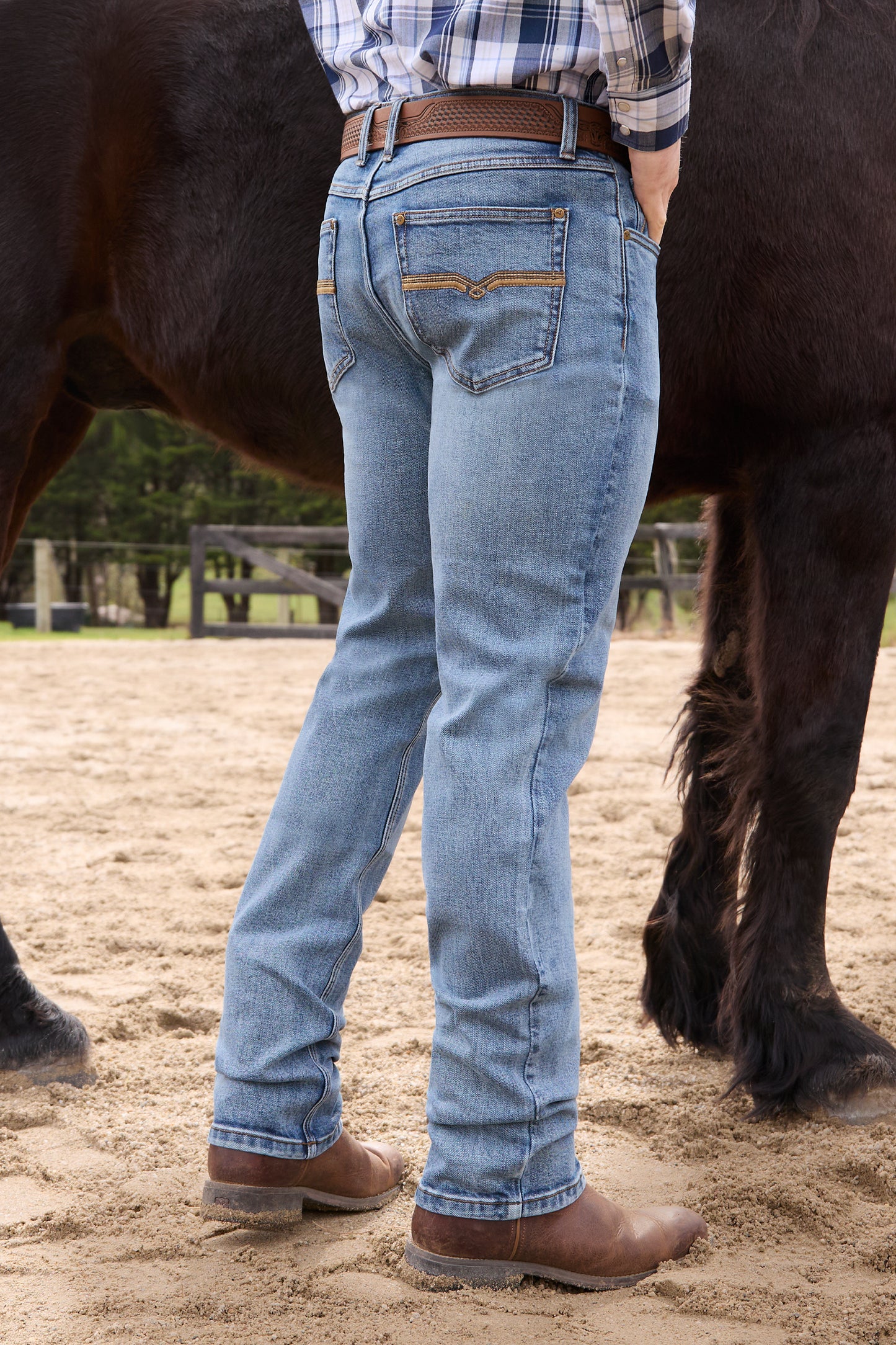 Pure Western Men’s Hawkins Straight Leg Jean 34’’ Leg