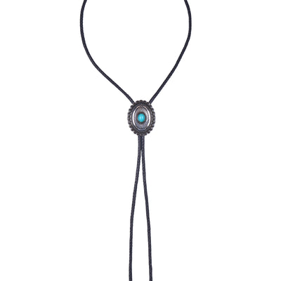 Pure Western Turquoise Stone Bolo Tie