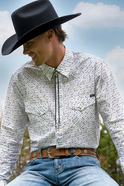 Pure Western Steerhead Bolo Tie