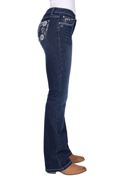 Pure Western Women’s Raven Boot Cut Jean 34” Leg