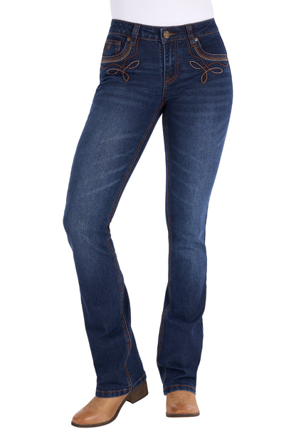 Pure Western Women’s Eden Boot Cut Jean 34” Leg