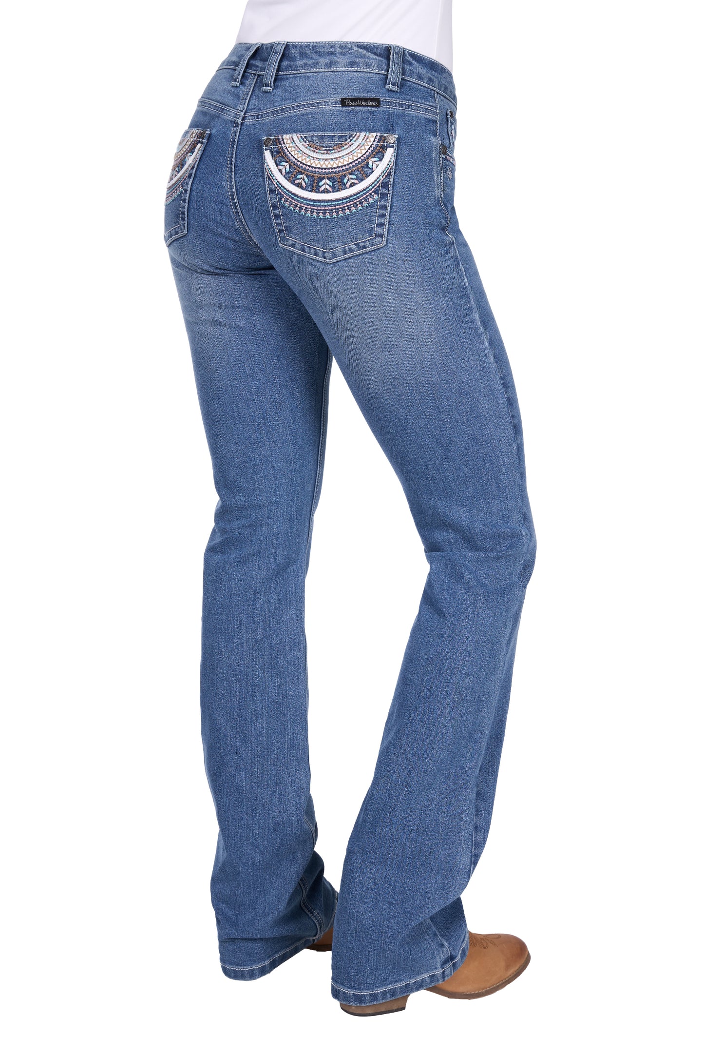 Pure Western Women’s Pat Relaxed Rider Jean 36” Leg