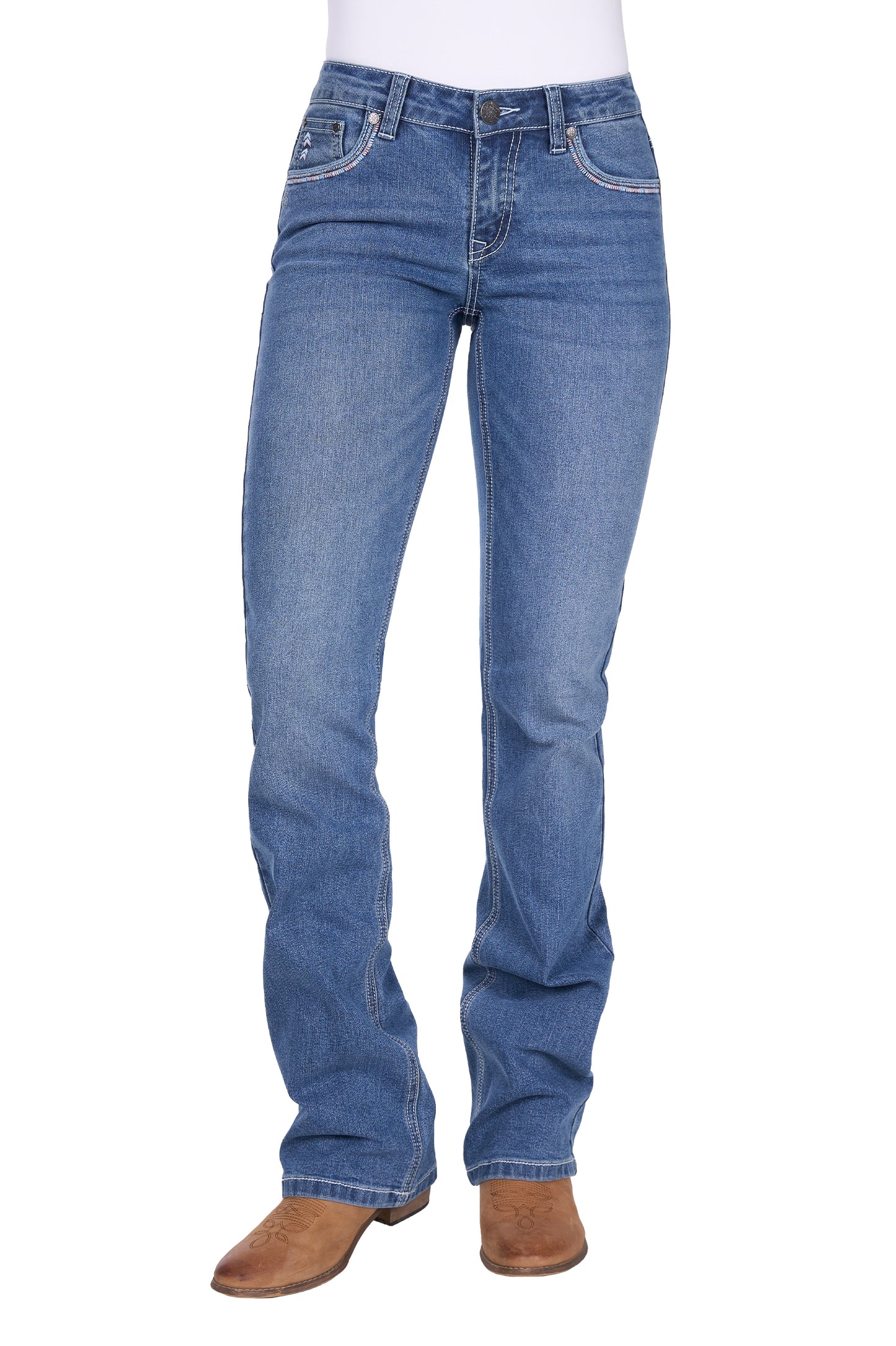 Pure Western Women’s Pat Relaxed Rider Jean 36” Leg