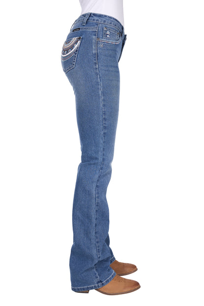 Pure Western Women’s Pat Relaxed Rider Jean 36” Leg