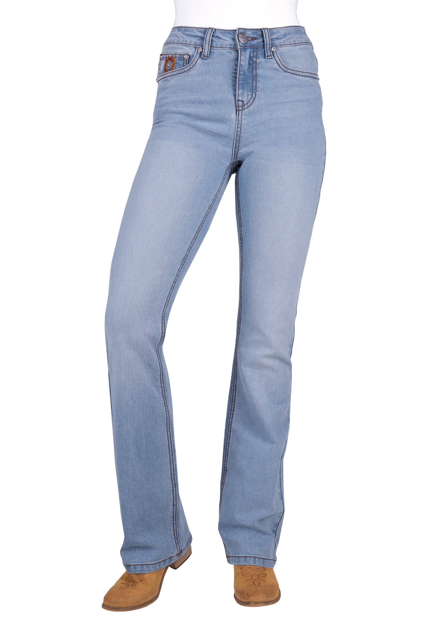 Pure Western Women’s Liz High Rise Boot Cut Jean