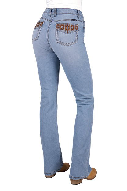 Pure Western Women’s Liz High Rise Boot Cut Jean