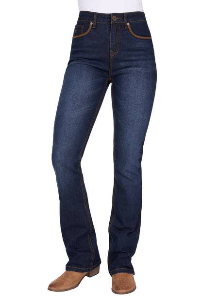 Pure Western Women’s Nova High Rise Boot Cut Jean 34” Leg