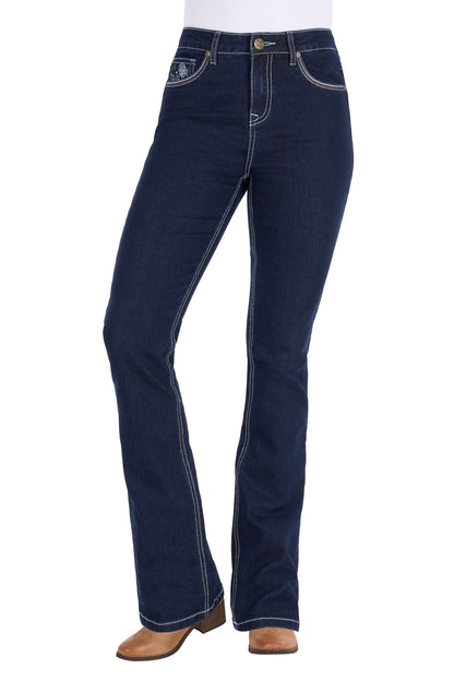 Pure Western Women’s Daph High Rise Boot Cut Jean 34” Leg