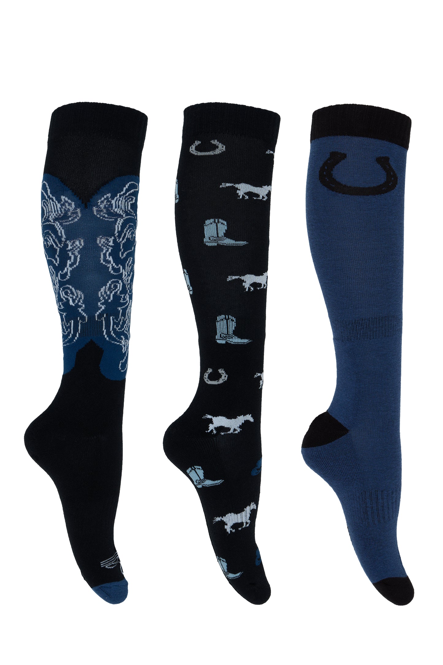 Pure Western PW Riding Socks - 3 Pack