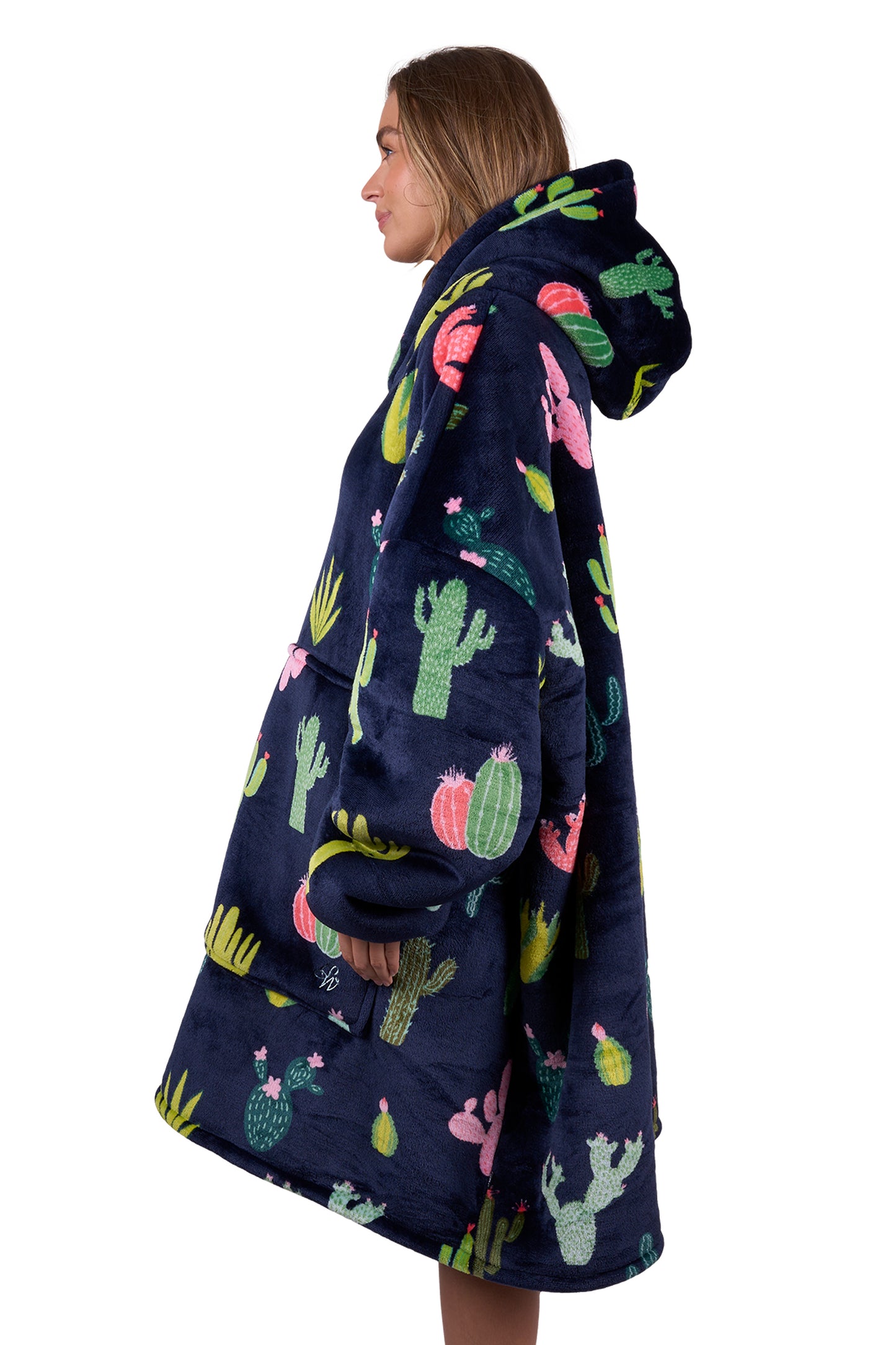 Pure Western Adult’s Cactus Print Snuggle Hoodie