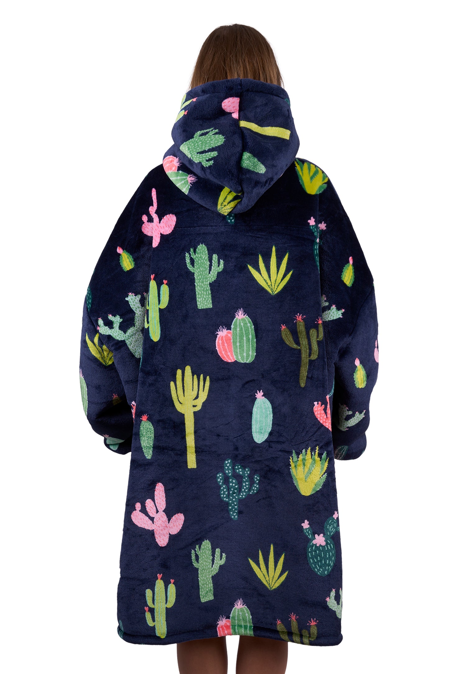 Pure Western Adult’s Cactus Print Snuggle Hoodie
