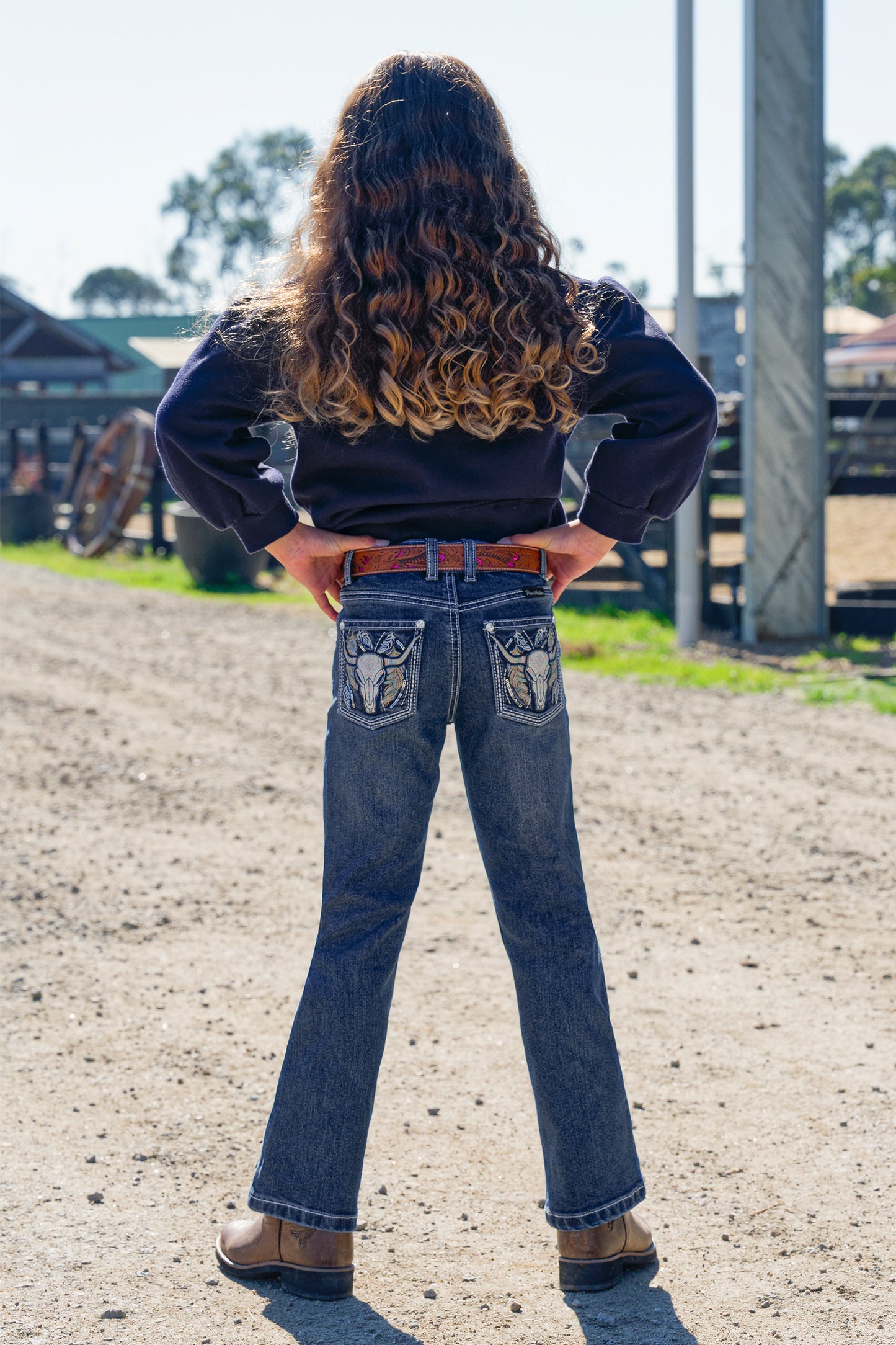 Pure Western Girl’s Bec Boot Cut Jean