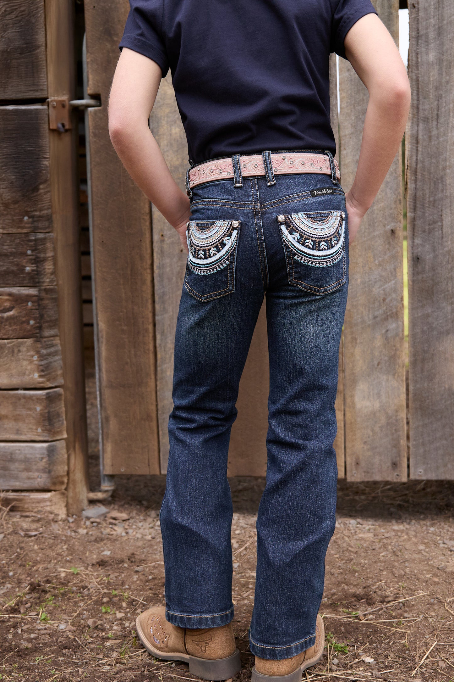 Pure Western Girl’s Pat Boot Cut Jean