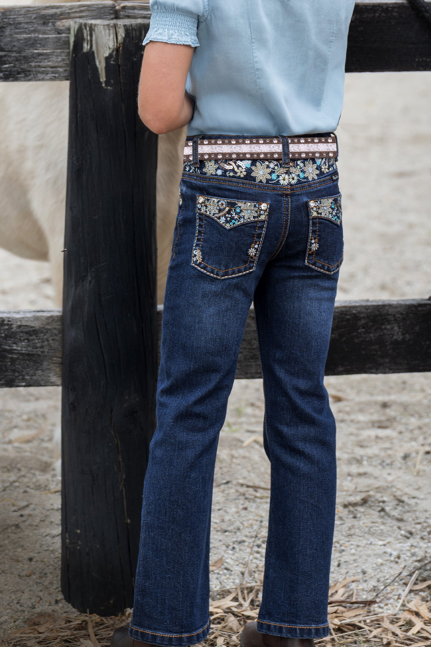 Pure Western Girl’s Blossom Boot Cut Jean