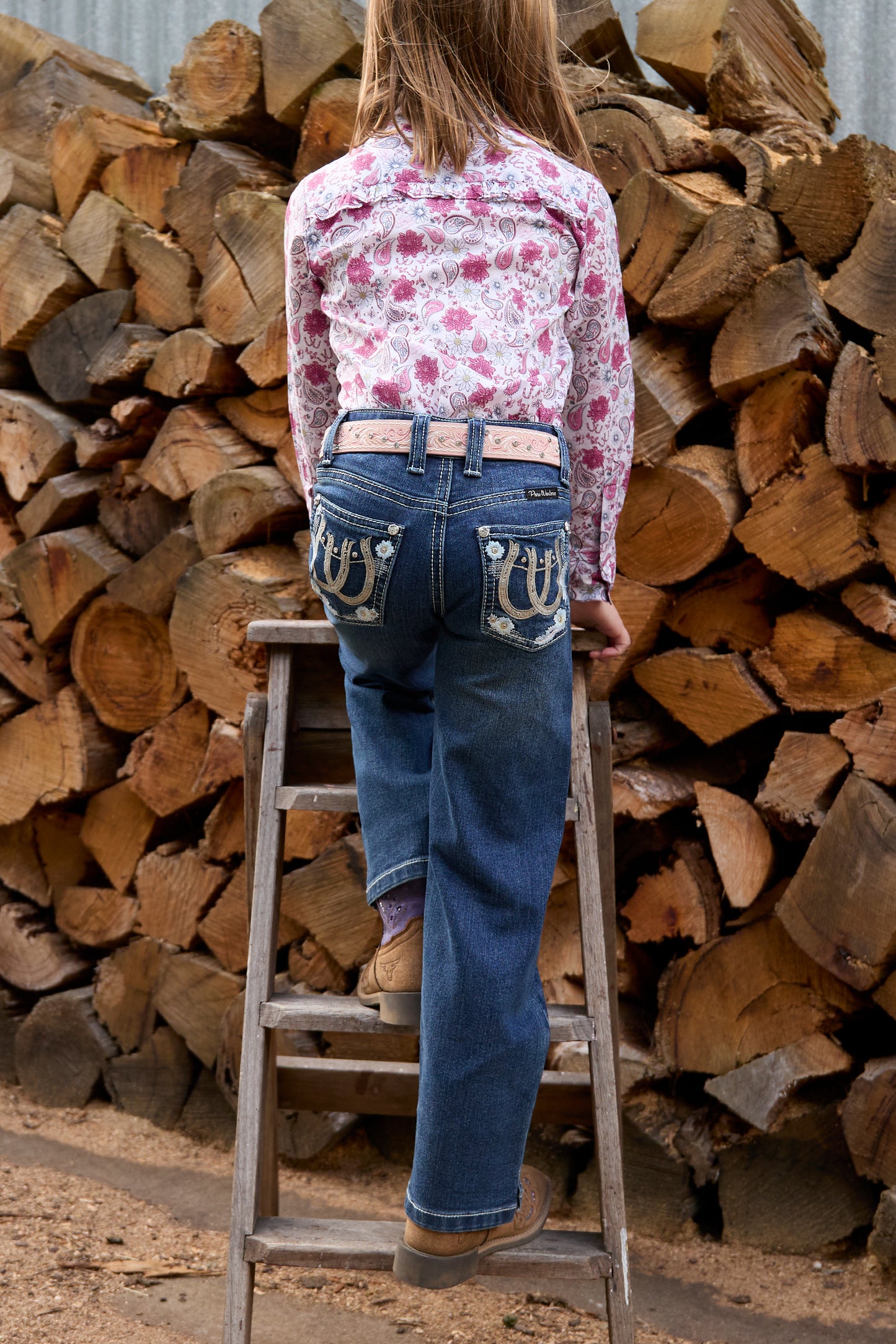 Pure Western Girl’s Louisa Straight Leg Jean