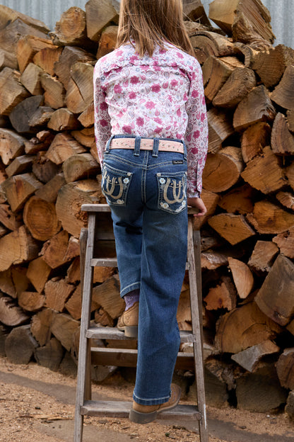 Pure Western Girl’s Louisa Straight Leg Jean