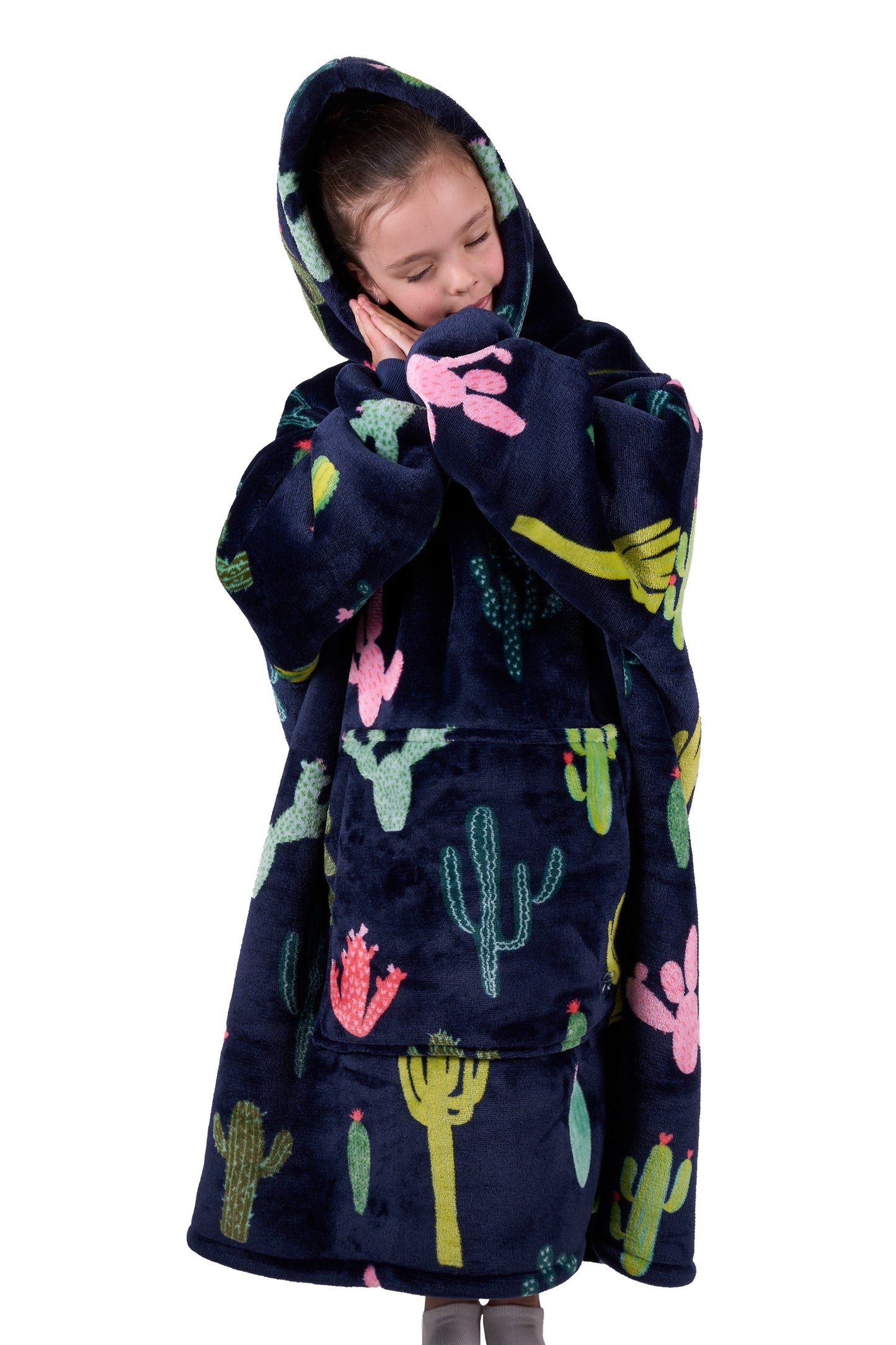 Pure Western Kid’s Cactus Print Snuggle Hoodie