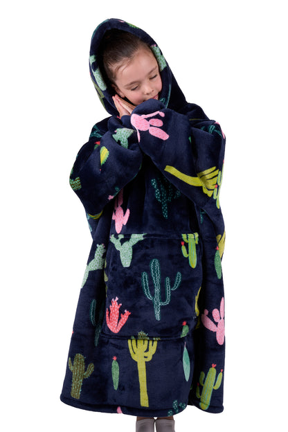 Pure Western Kid’s Cactus Print Snuggle Hoodie