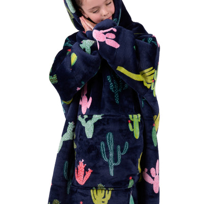 Pure Western Kid’s Cactus Print Snuggle Hoodie