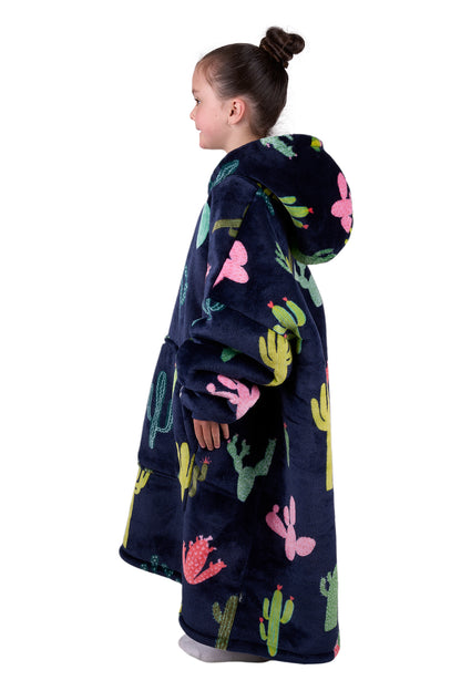 Pure Western Kid’s Cactus Print Snuggle Hoodie
