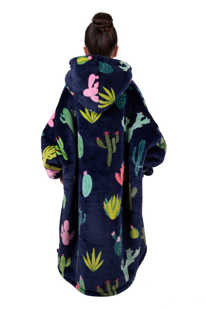 Pure Western Kid’s Cactus Print Snuggle Hoodie