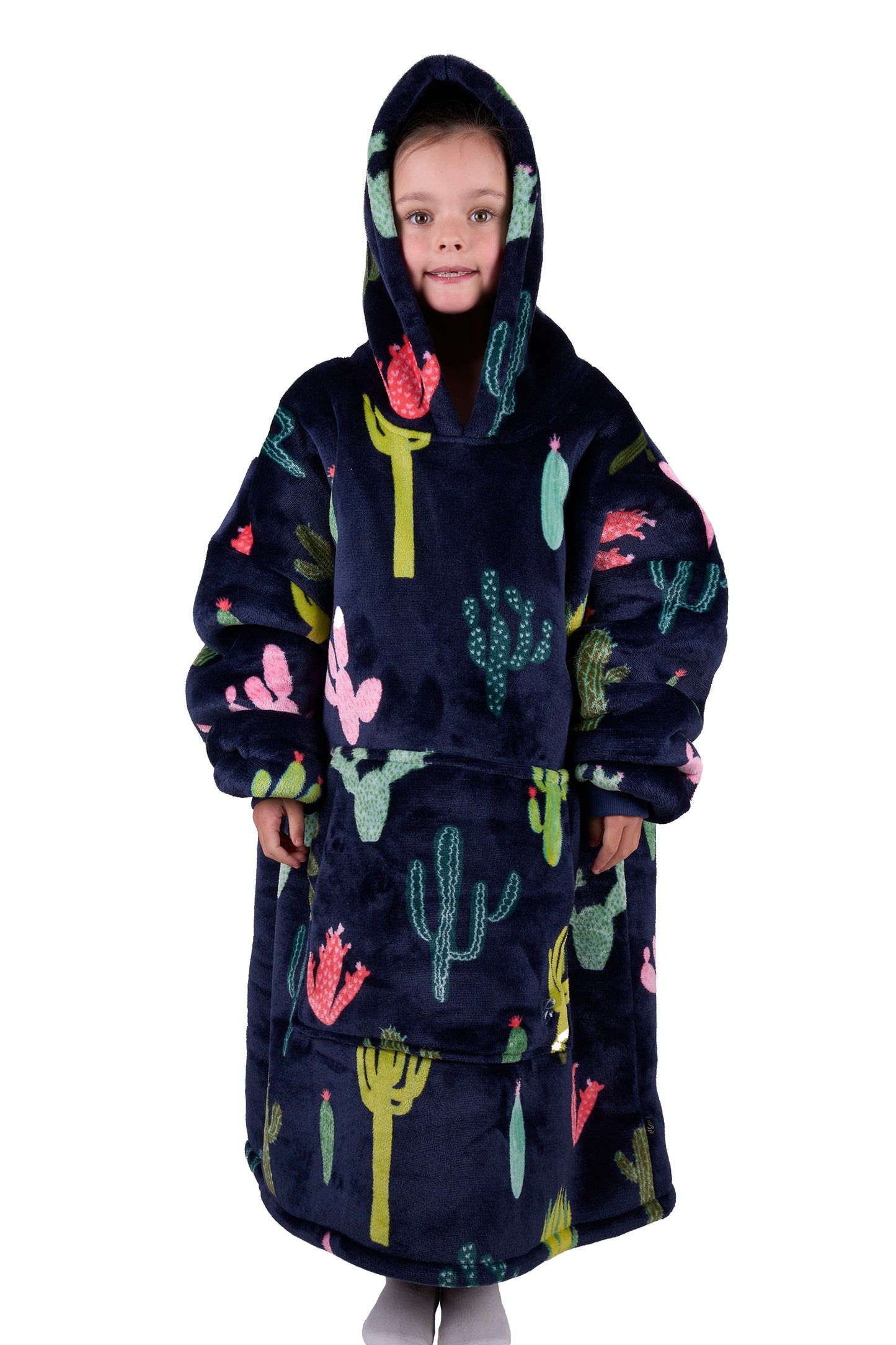 Pure Western Kid’s Cactus Print Snuggle Hoodie