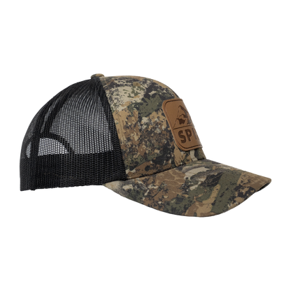 Spika Adult Patch Trucker Cap - Mountain