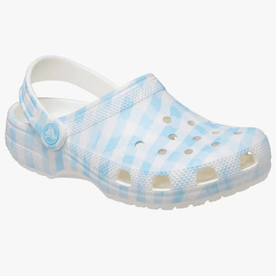 Crocs Unisex Classic Clog - Gingham Blue