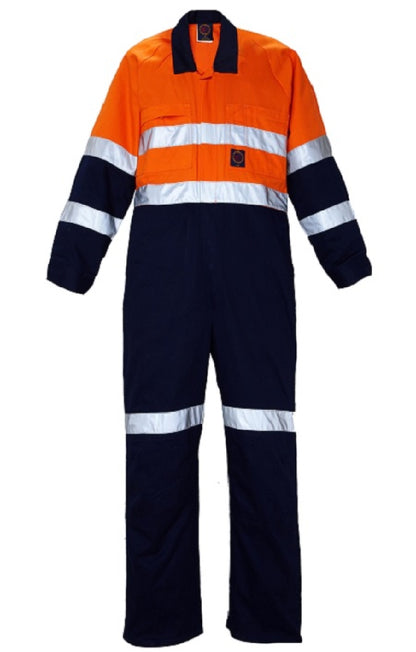 Ritemate 2 Tone Coverall 50mm Reflective Tape - Orange Navy