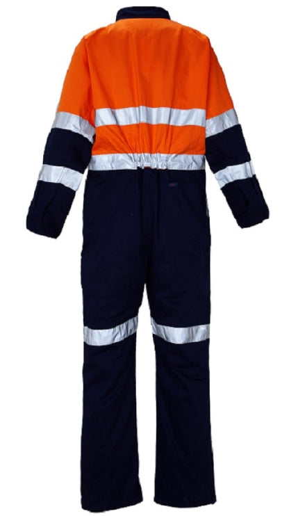 Ritemate 2 Tone Coverall 50mm Reflective Tape - Orange Navy