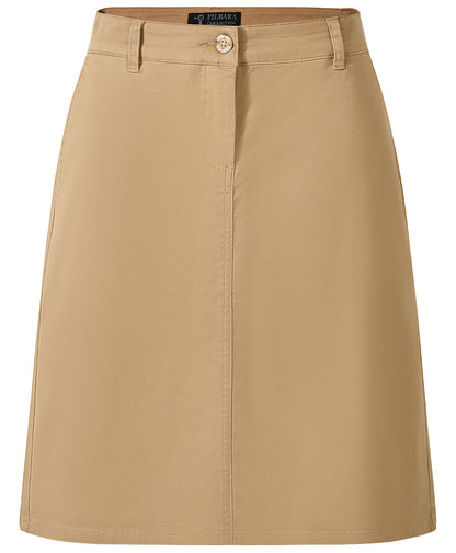 Pilbara Women's Daphne Chino A-line Skirt
