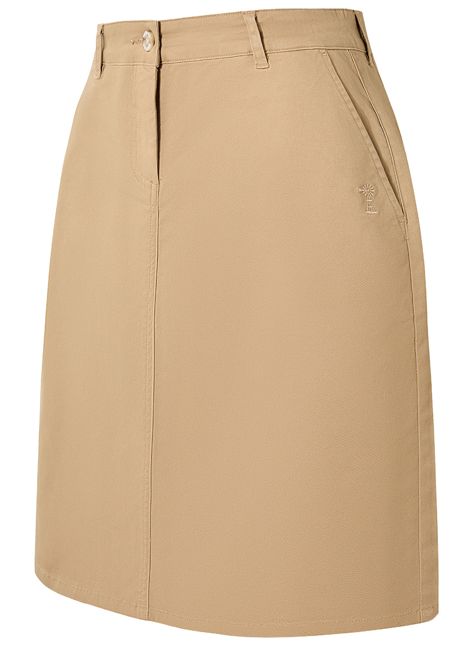 Pilbara Women's Daphne Chino A-line Skirt