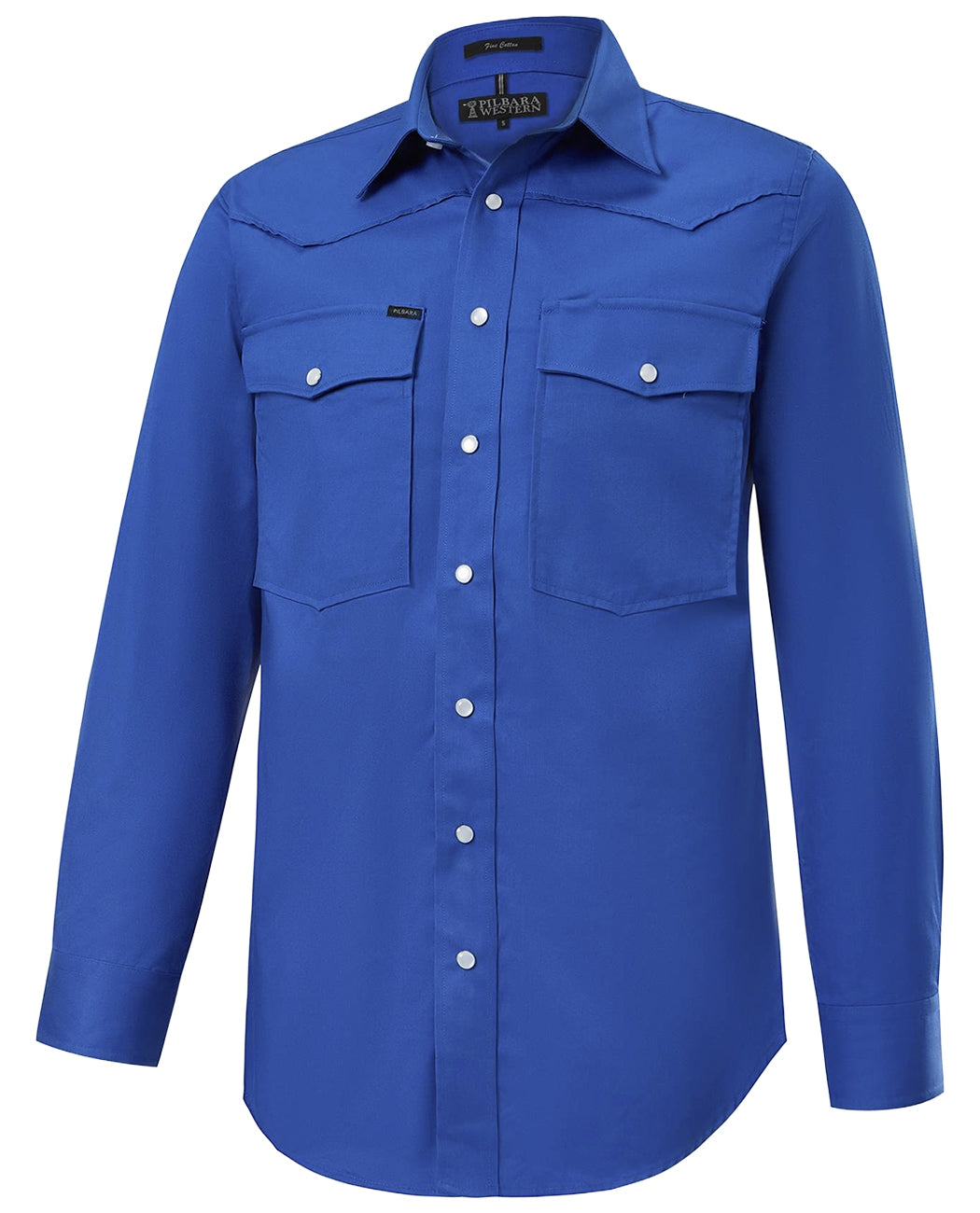 Pilbara Western Men's Snap Button Long Sleeve Shirt