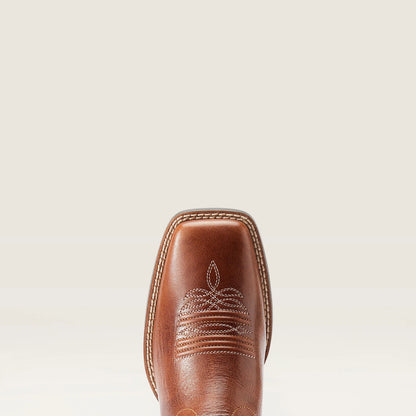 ARIAT WMNS ROUND UP WIDE SQUARE TOE LIONESS/WASHED CACTI