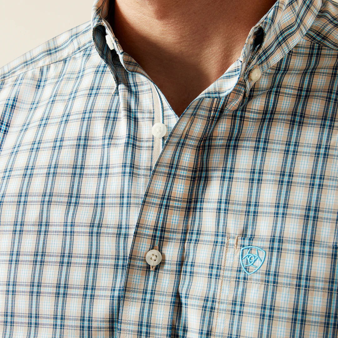 Ariat Men's Pro Series Shelton Long Sleeve Shirt - Khaki