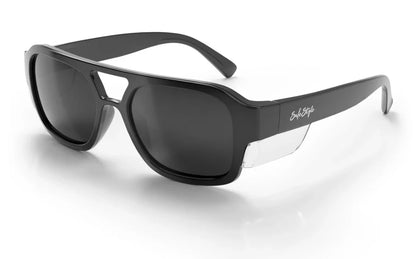 SafeStyle Skylines Black Frame Grey Polarised Lens Safety Glasses