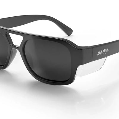 SafeStyle Skylines Black Frame Grey Polarised Lens Safety Glasses