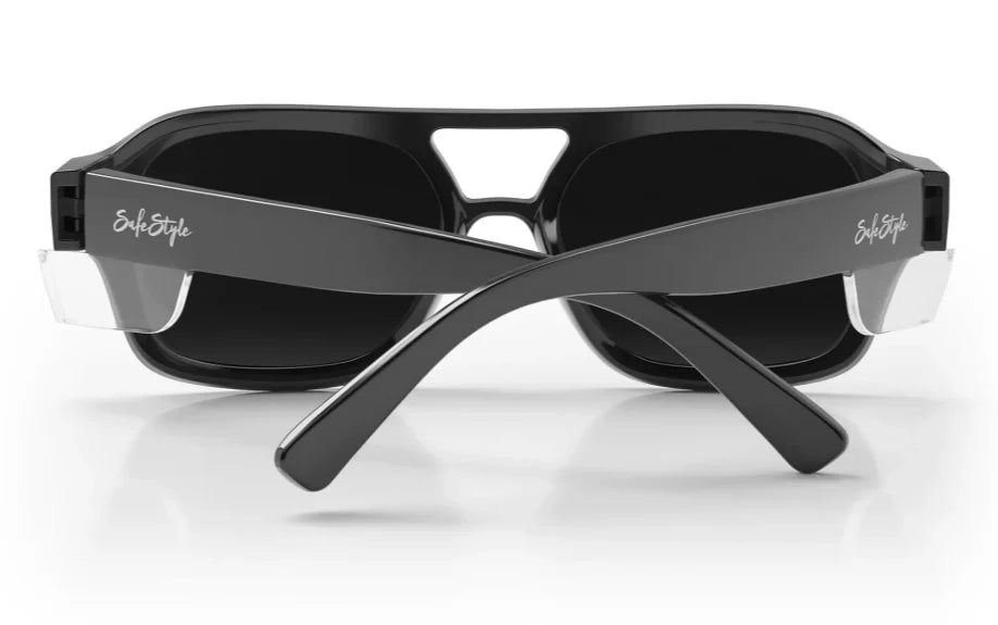 SafeStyle Skylines Black Frame Grey Polarised Lens Safety Glasses