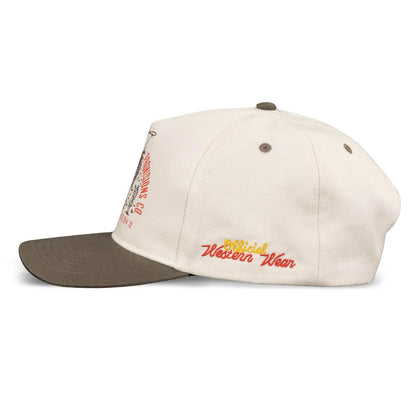 Sendero Official Western Cap - White Brown