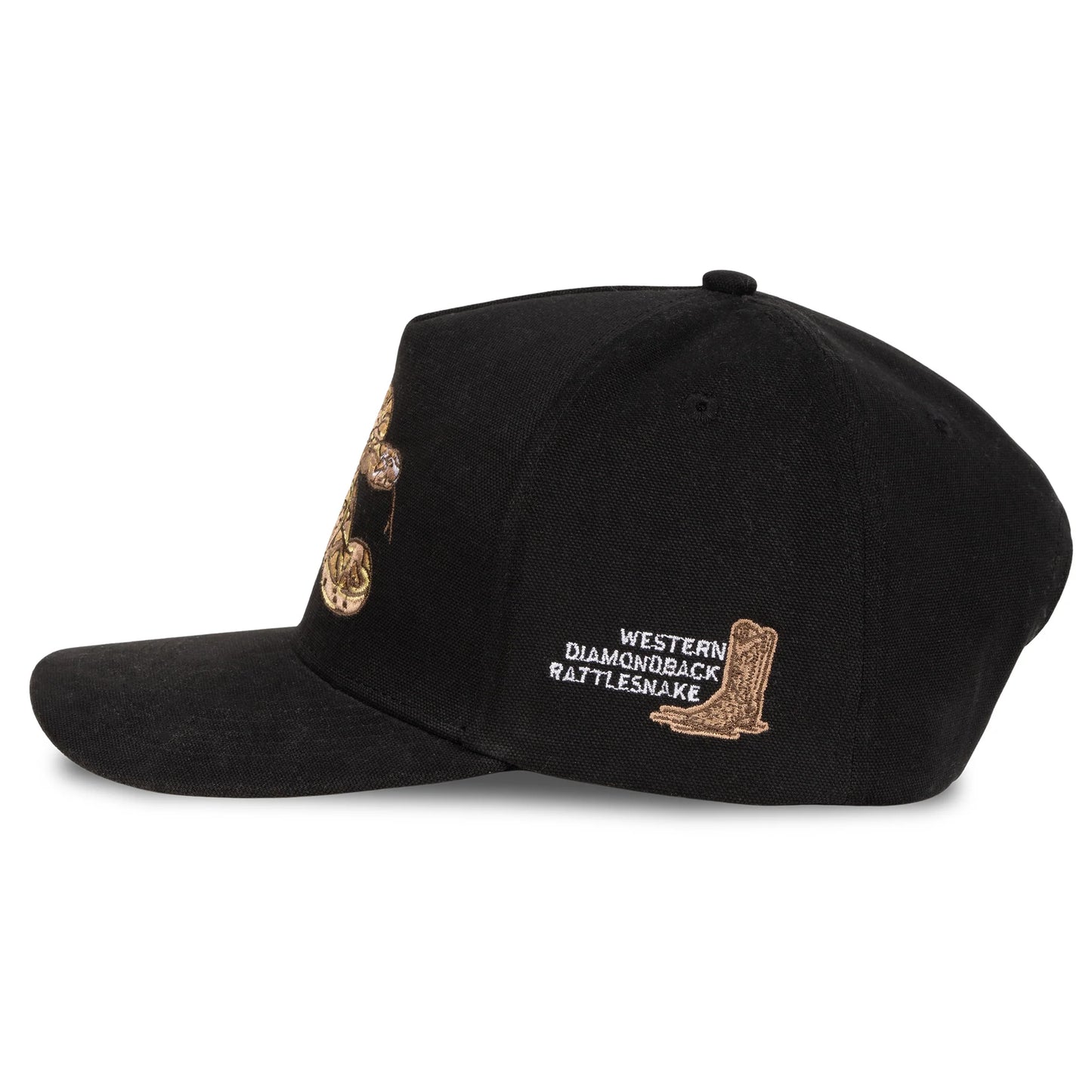 Sendero Rattlesnake Hat - Black